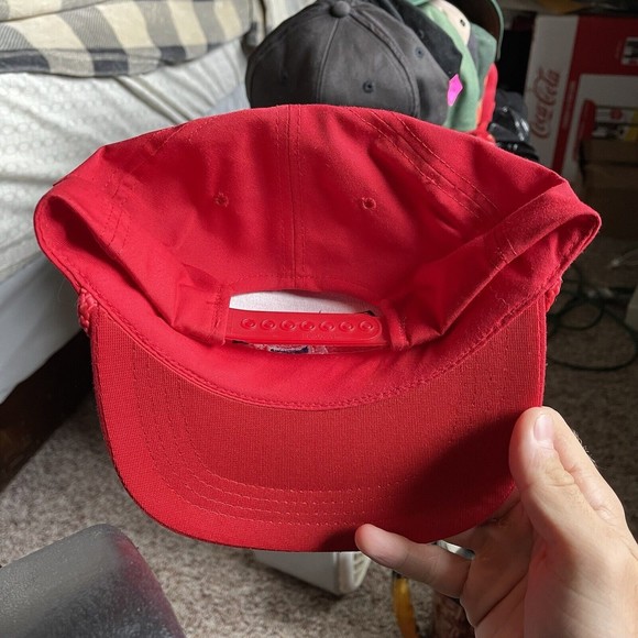 Vintage US Oil Gas Trucker Rope Hat Snapback Cap Embroidered USA Yupoong Rare - Picture 6 of 8